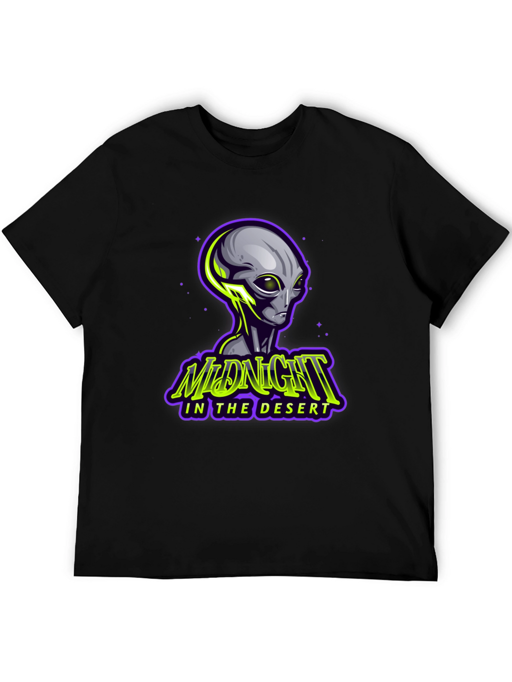 Midnight in the Desert Alien Graphic T-Shirt