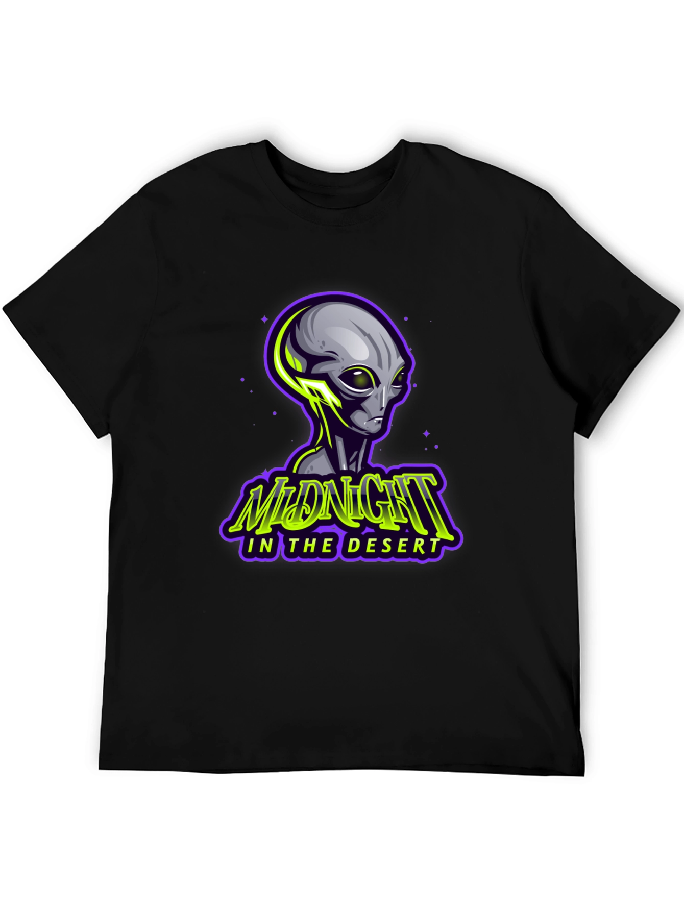Midnight in the Desert Alien Graphic T-Shirt