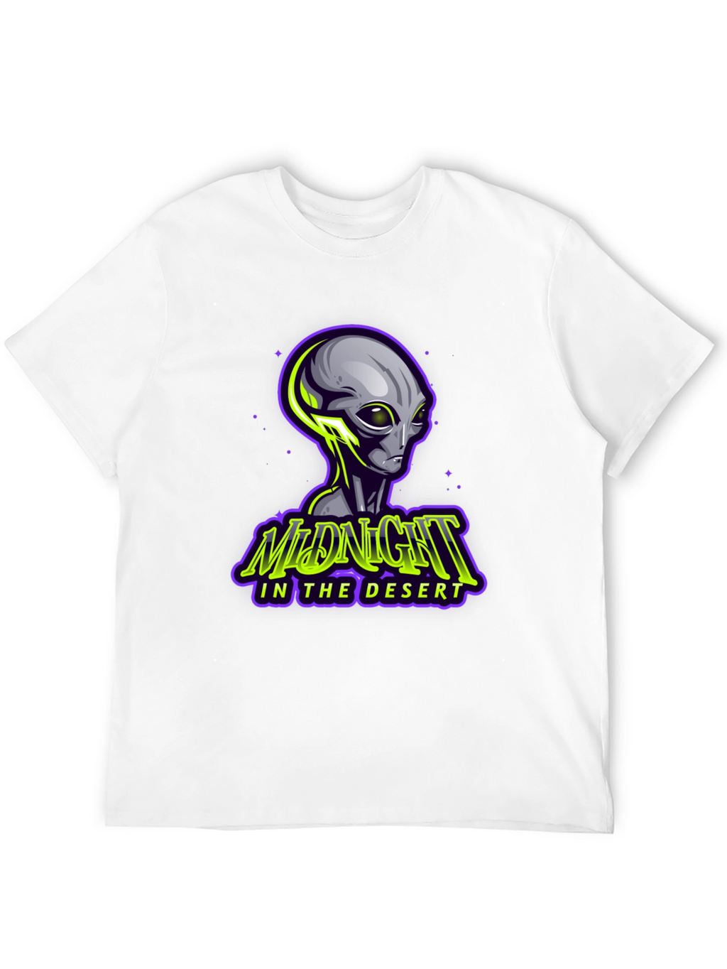 Midnight in the Desert Alien Graphic T-Shirt