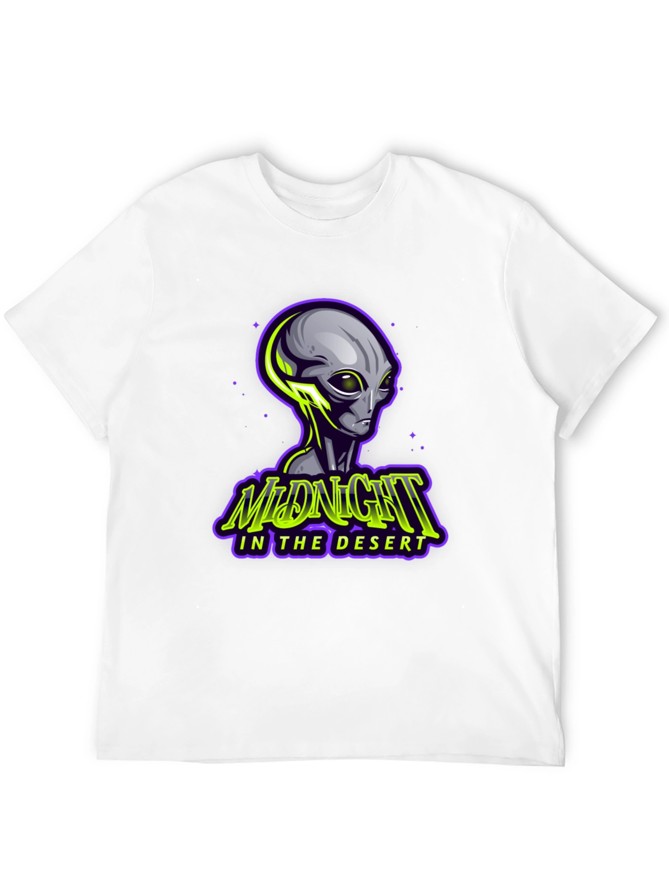 Midnight in the Desert Alien Graphic T-Shirt