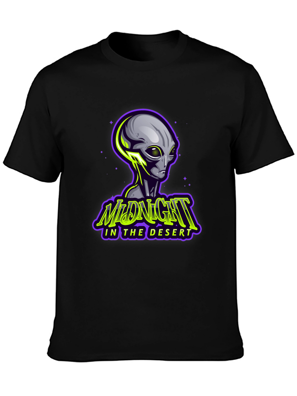Midnight in the Desert Alien Graphic T-Shirt