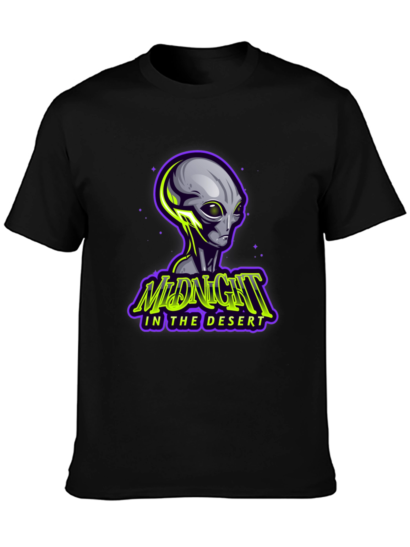 Midnight in the Desert Alien Graphic T-Shirt