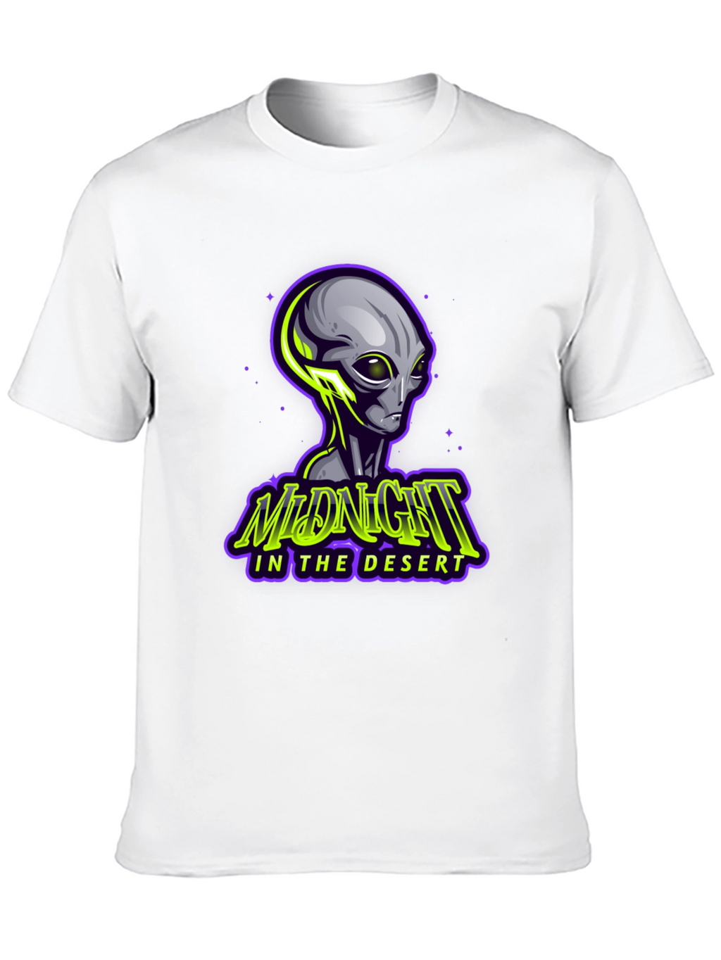 Midnight in the Desert Alien Graphic T-Shirt