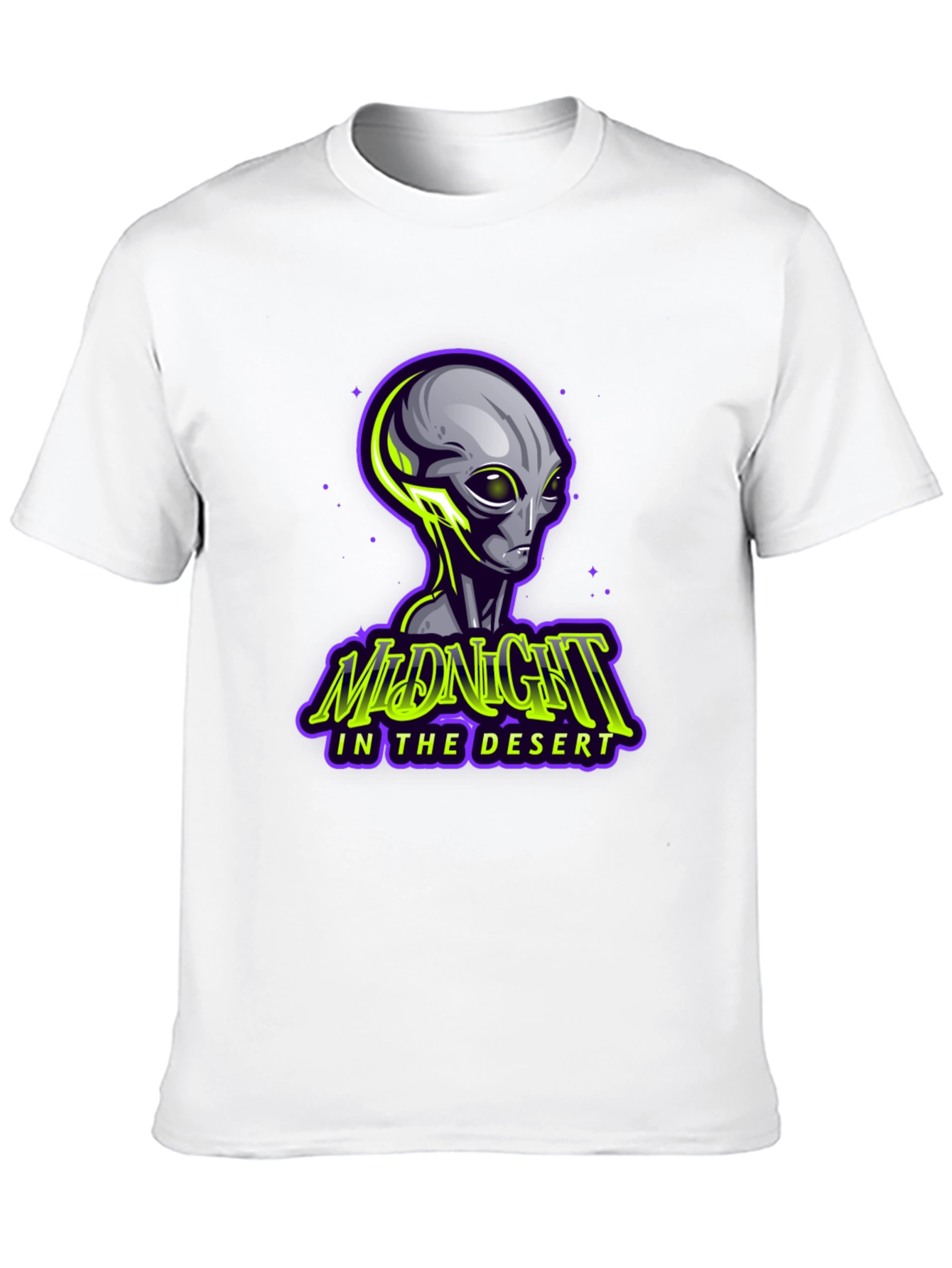 Midnight in the Desert Alien Graphic T-Shirt