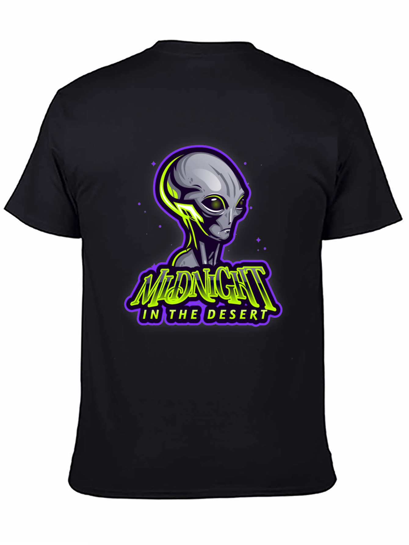 Midnight in the Desert Alien Graphic T-Shirt