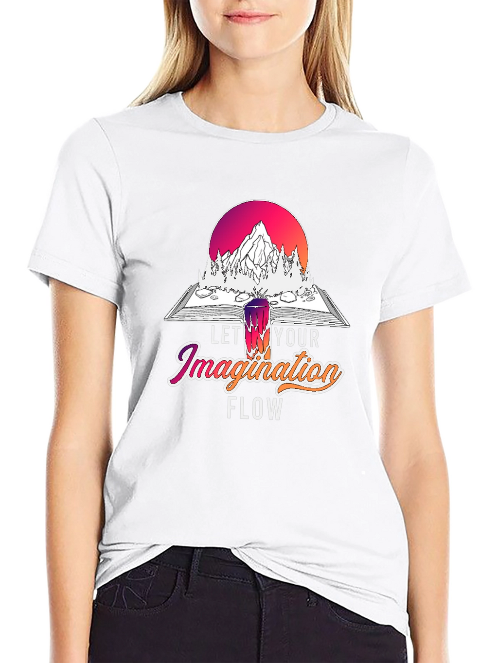 Let Your Imagination Flow Graphic T-Shirt