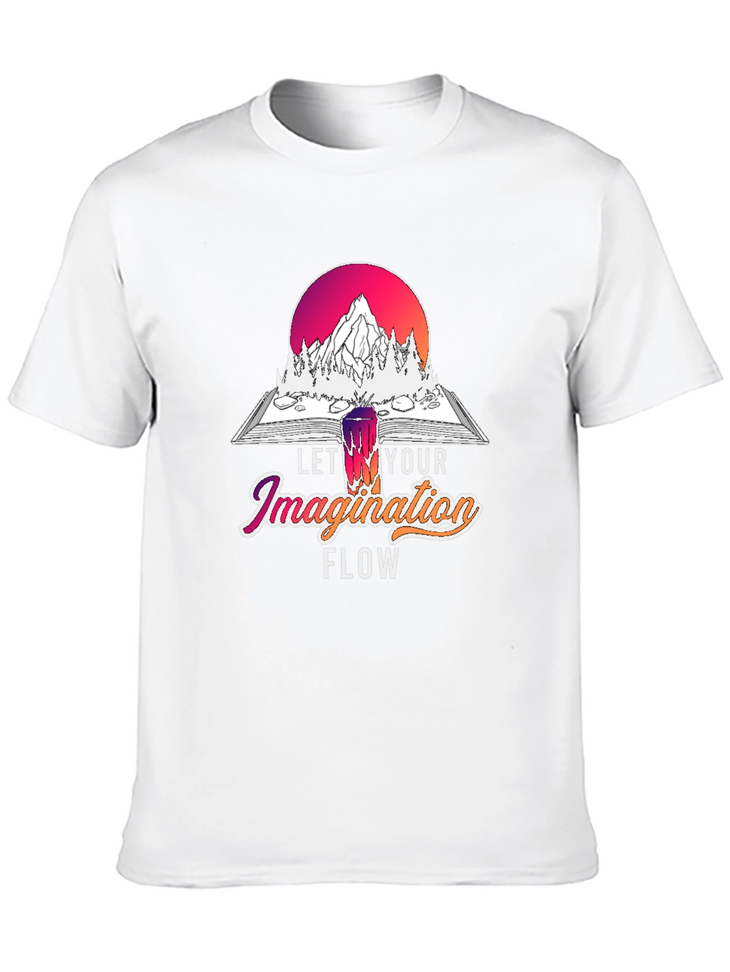 Let Your Imagination Flow Graphic T-Shirt