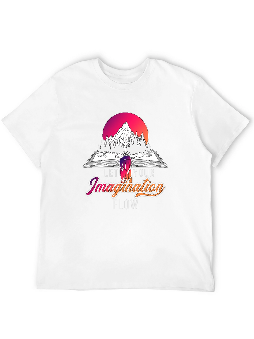 Let Your Imagination Flow Graphic T-Shirt