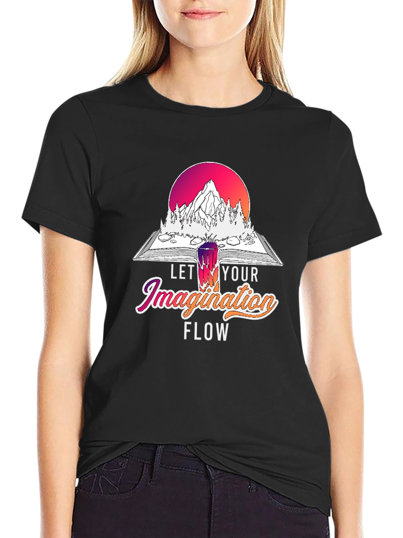Let Your Imagination Flow Graphic T-Shirt