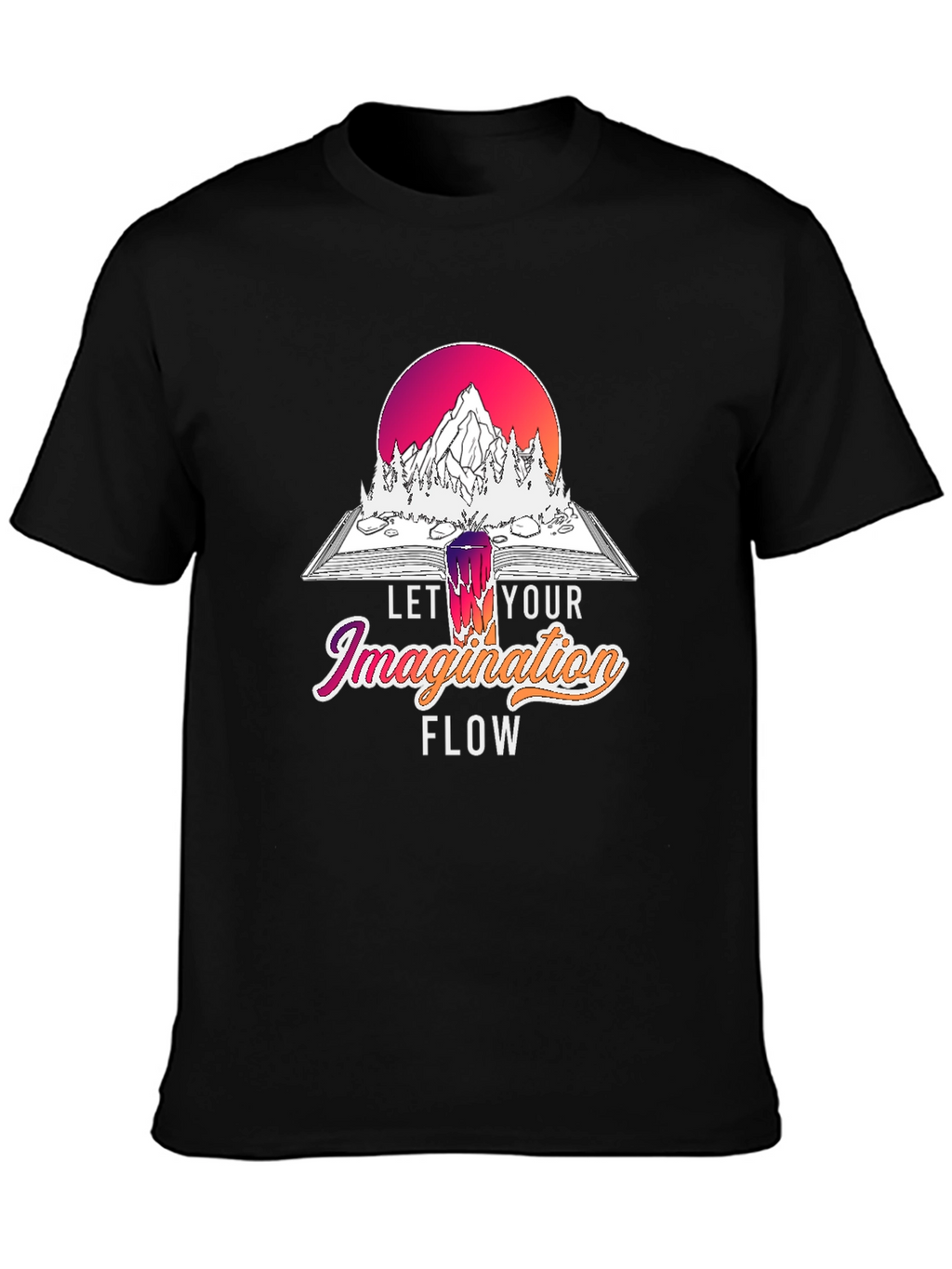 Let Your Imagination Flow Graphic T-Shirt