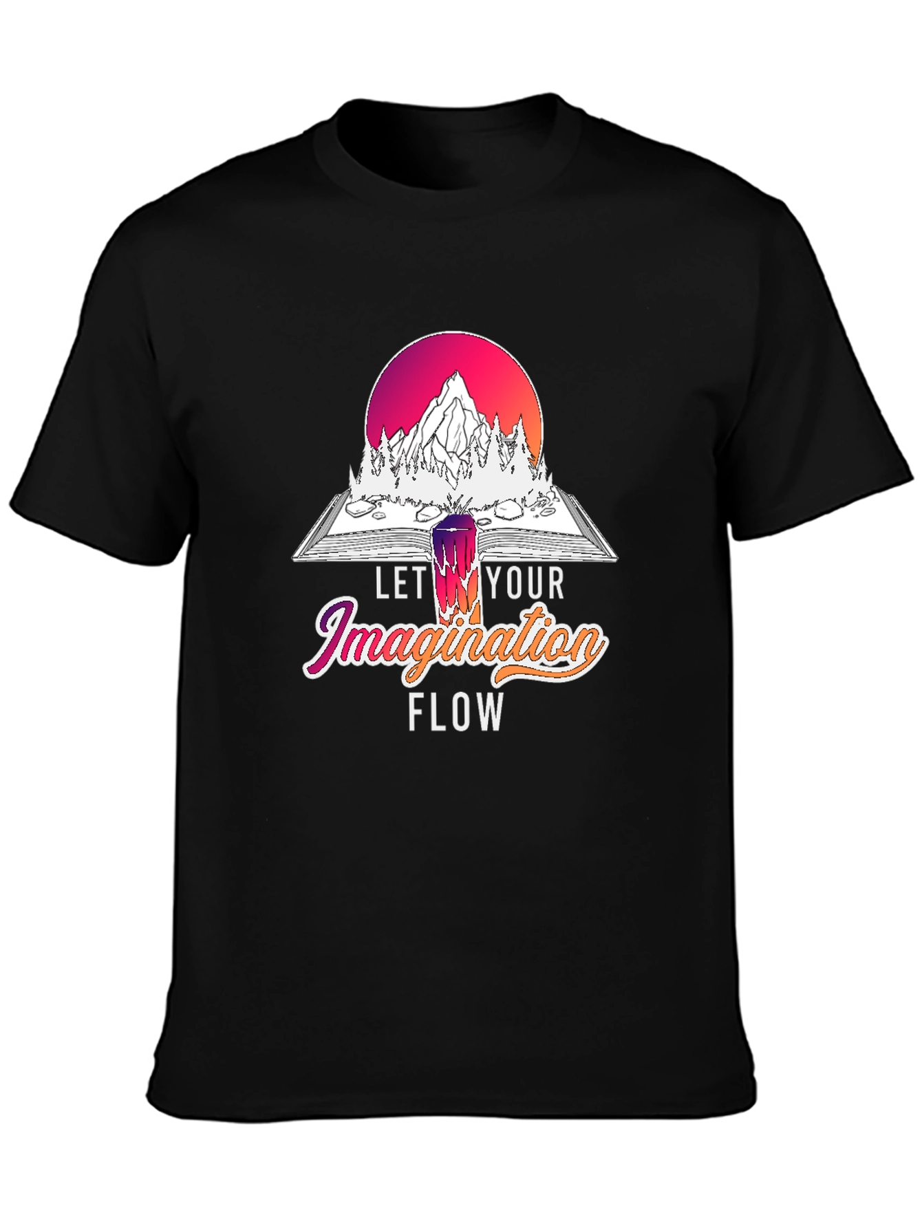 Let Your Imagination Flow Graphic T-Shirt