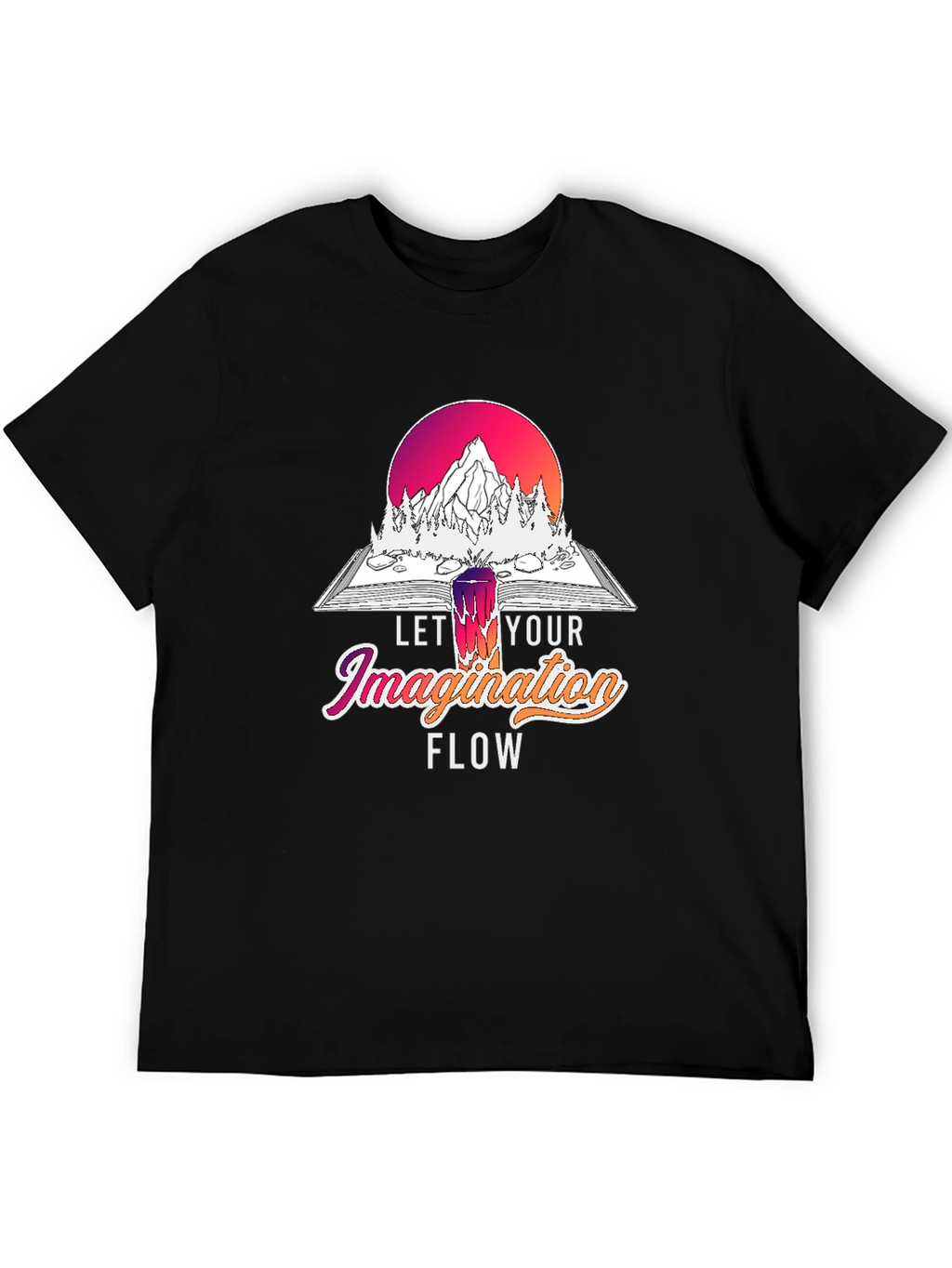 Let Your Imagination Flow Graphic T-Shirt