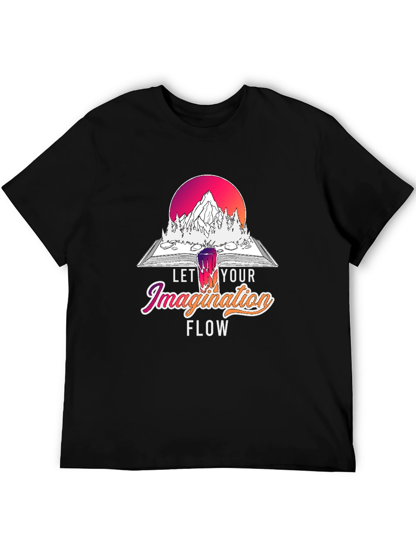 Let Your Imagination Flow Graphic T-Shirt