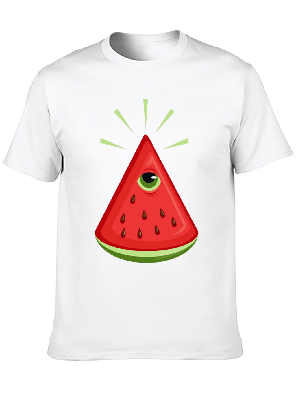 Watermelon Eye Graphic Tee - Unique Design
