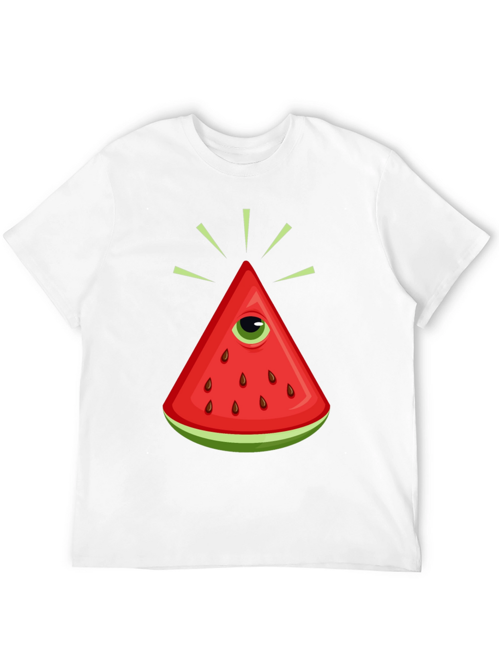 Watermelon Eye Graphic Tee - Unique Design