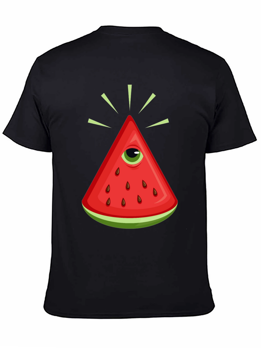 Watermelon Eye Graphic Tee - Unique Design