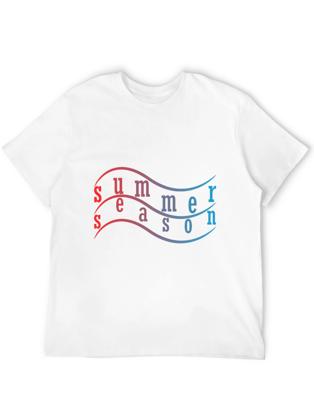 Summer Season Gradient T-Shirt