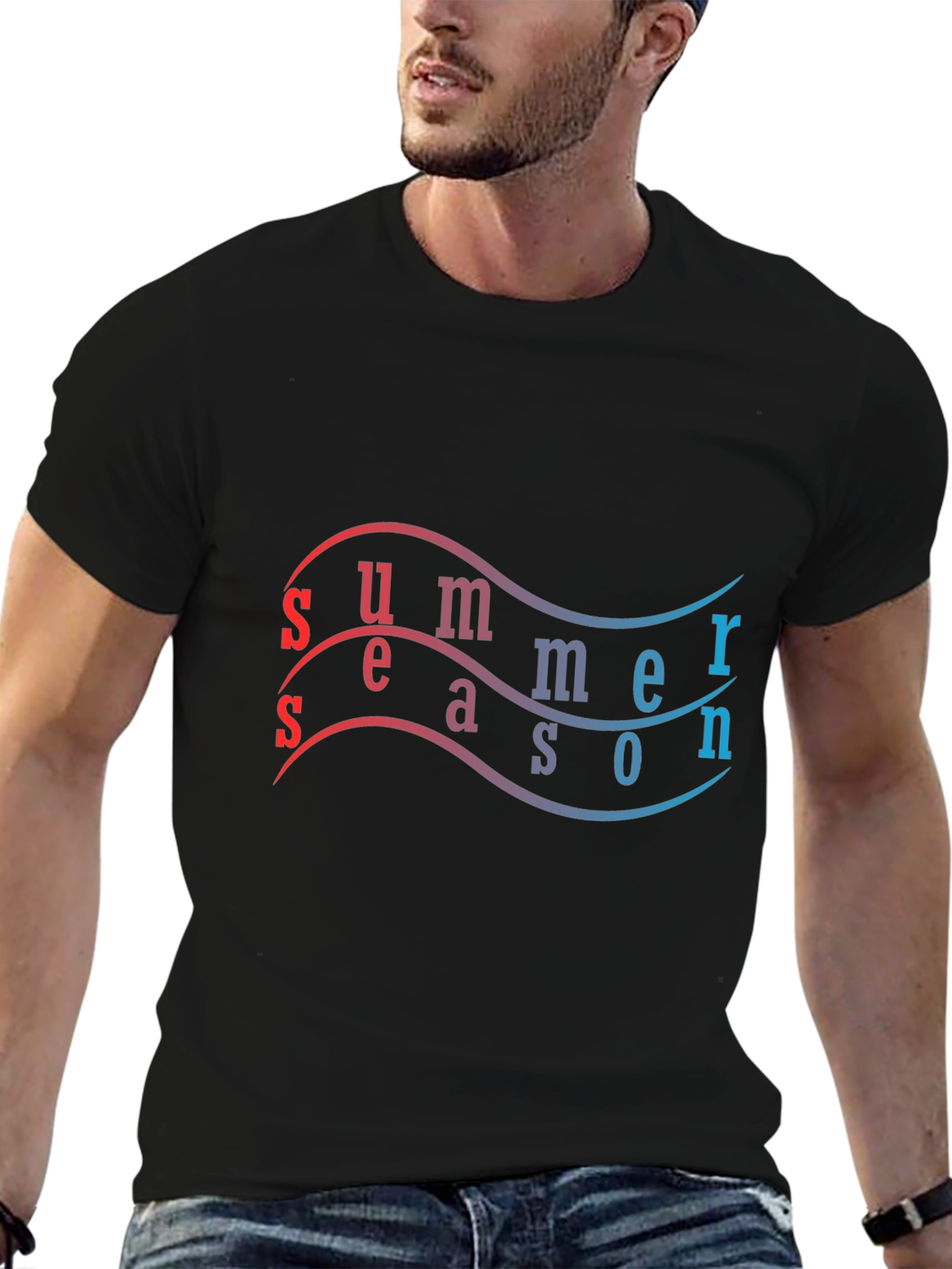 Summer Season Gradient T-Shirt