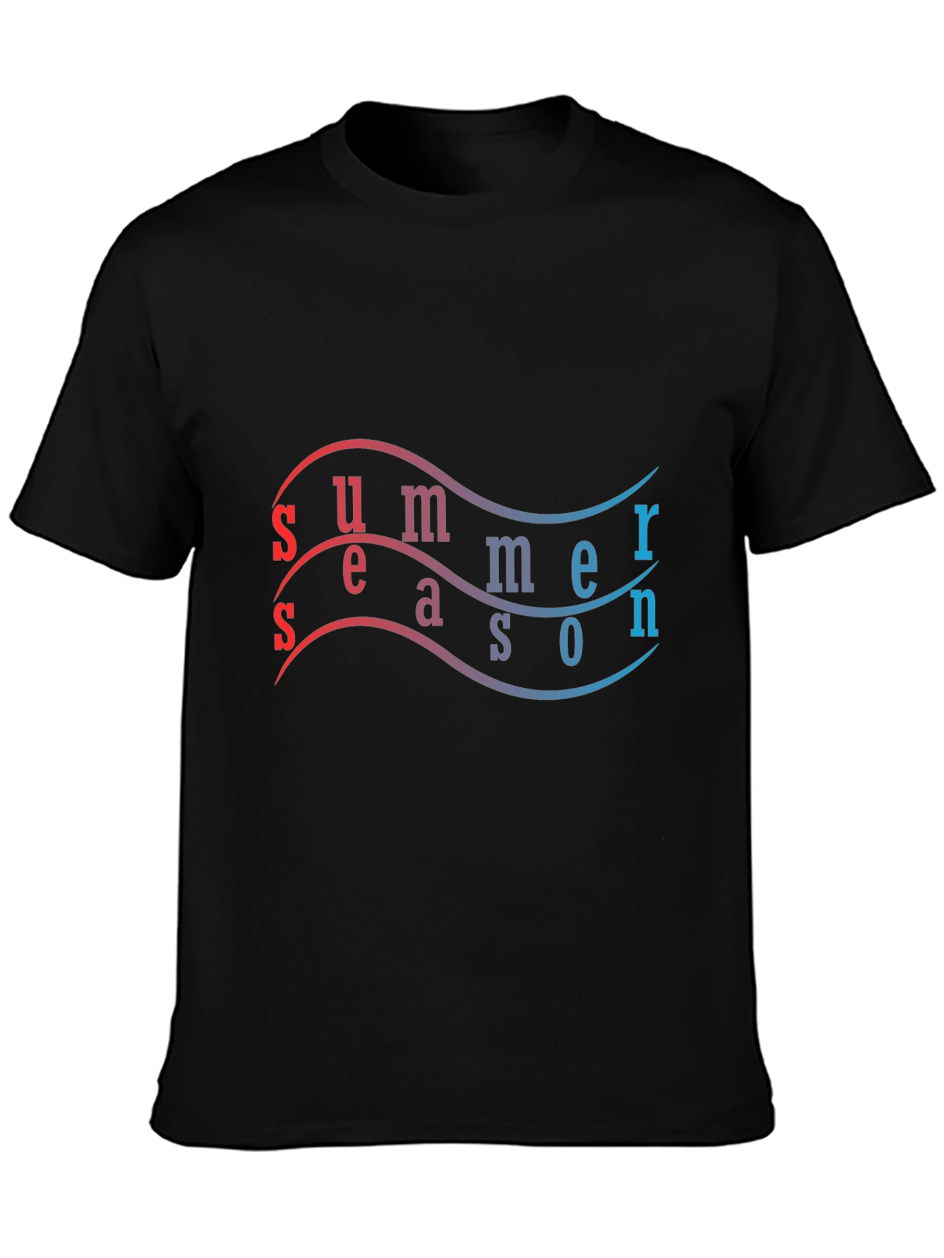 Summer Season Gradient T-Shirt
