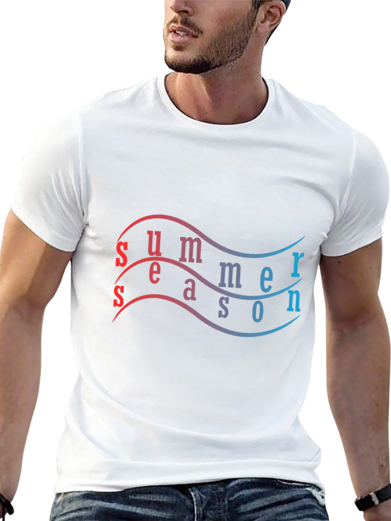 Summer Season Gradient T-Shirt