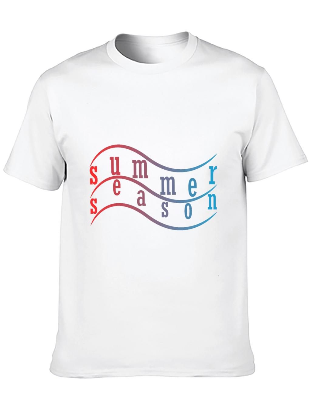 Summer Season Gradient T-Shirt