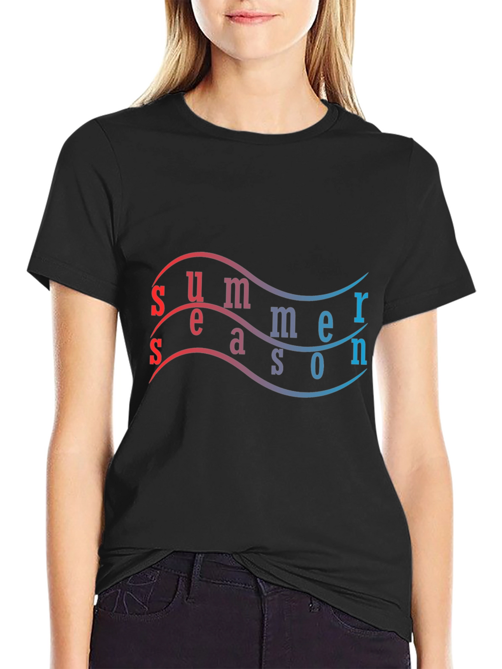 Summer Season Gradient T-Shirt