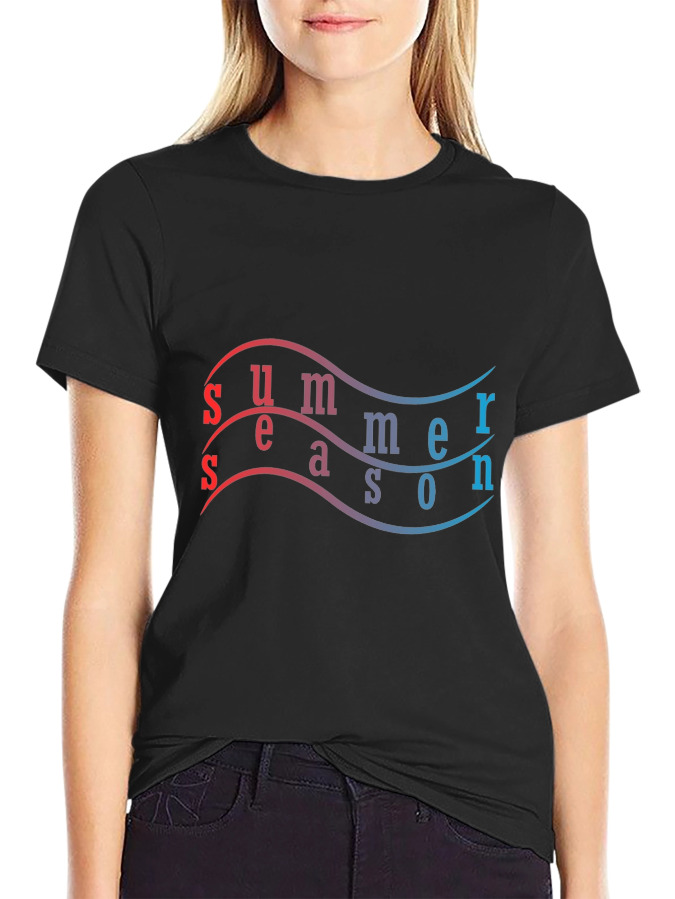 Summer Season Gradient T-Shirt