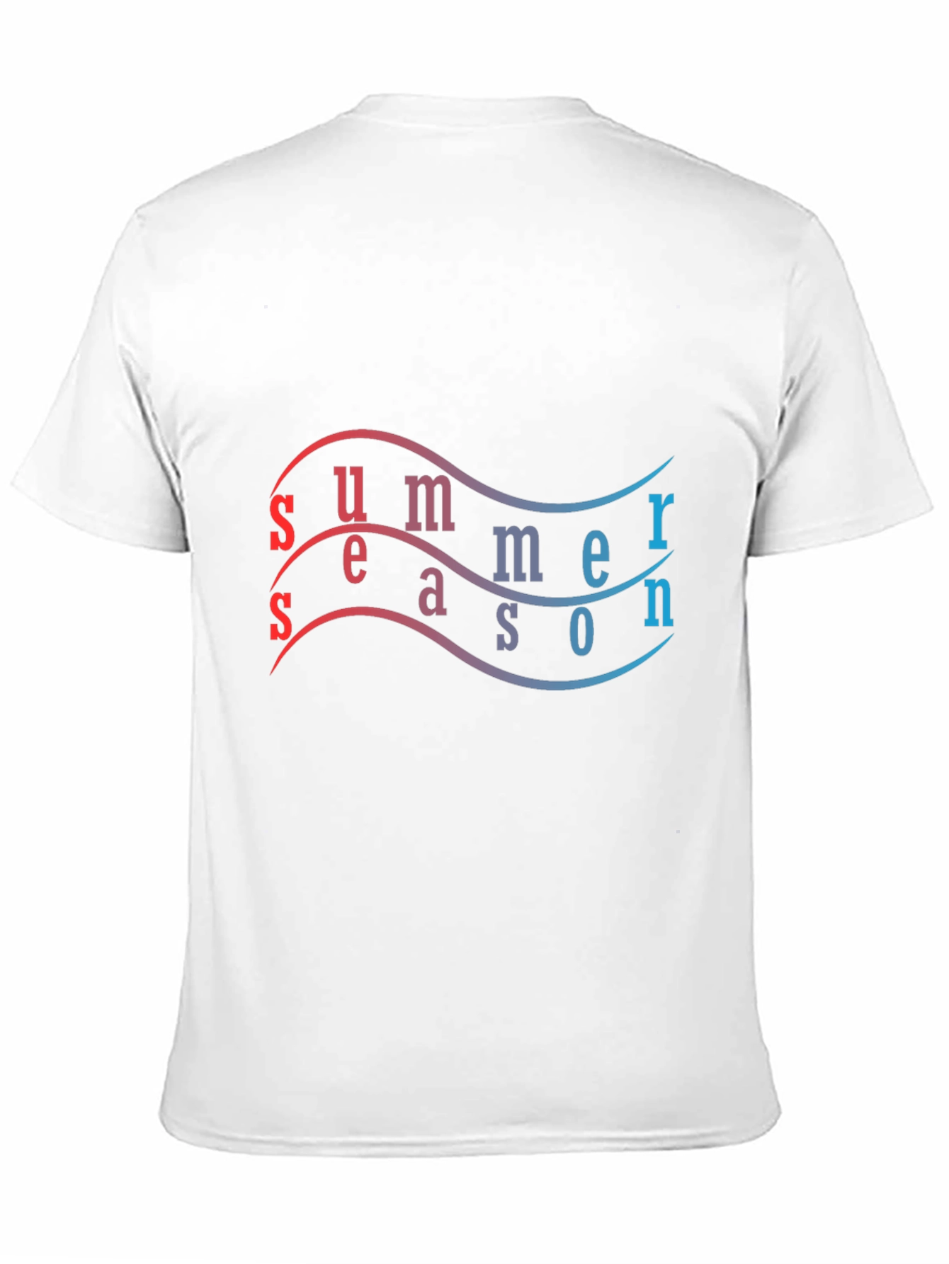 Summer Season Gradient T-Shirt