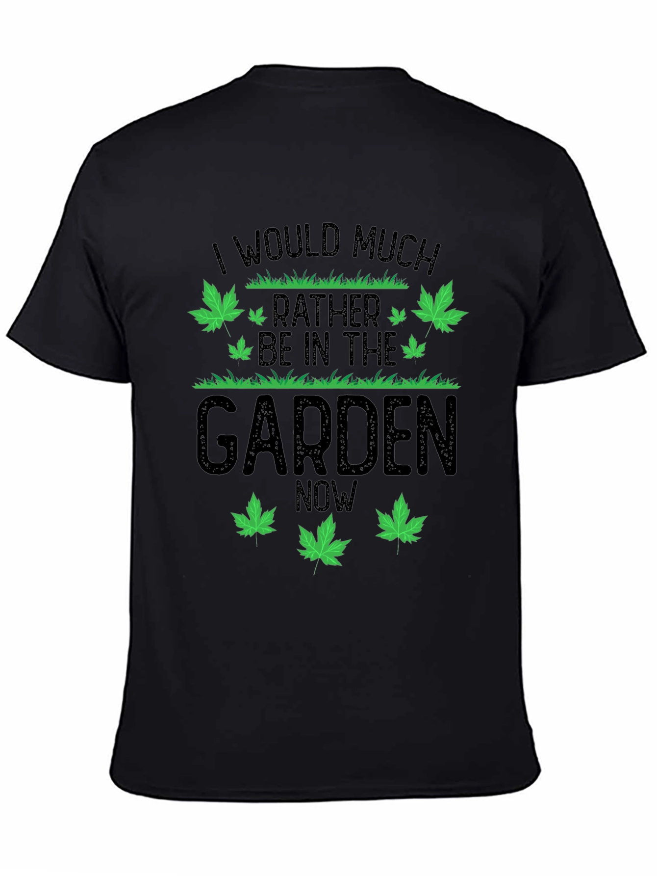 Gardener Humor T-Shirt: Id Rather Be in the Garden