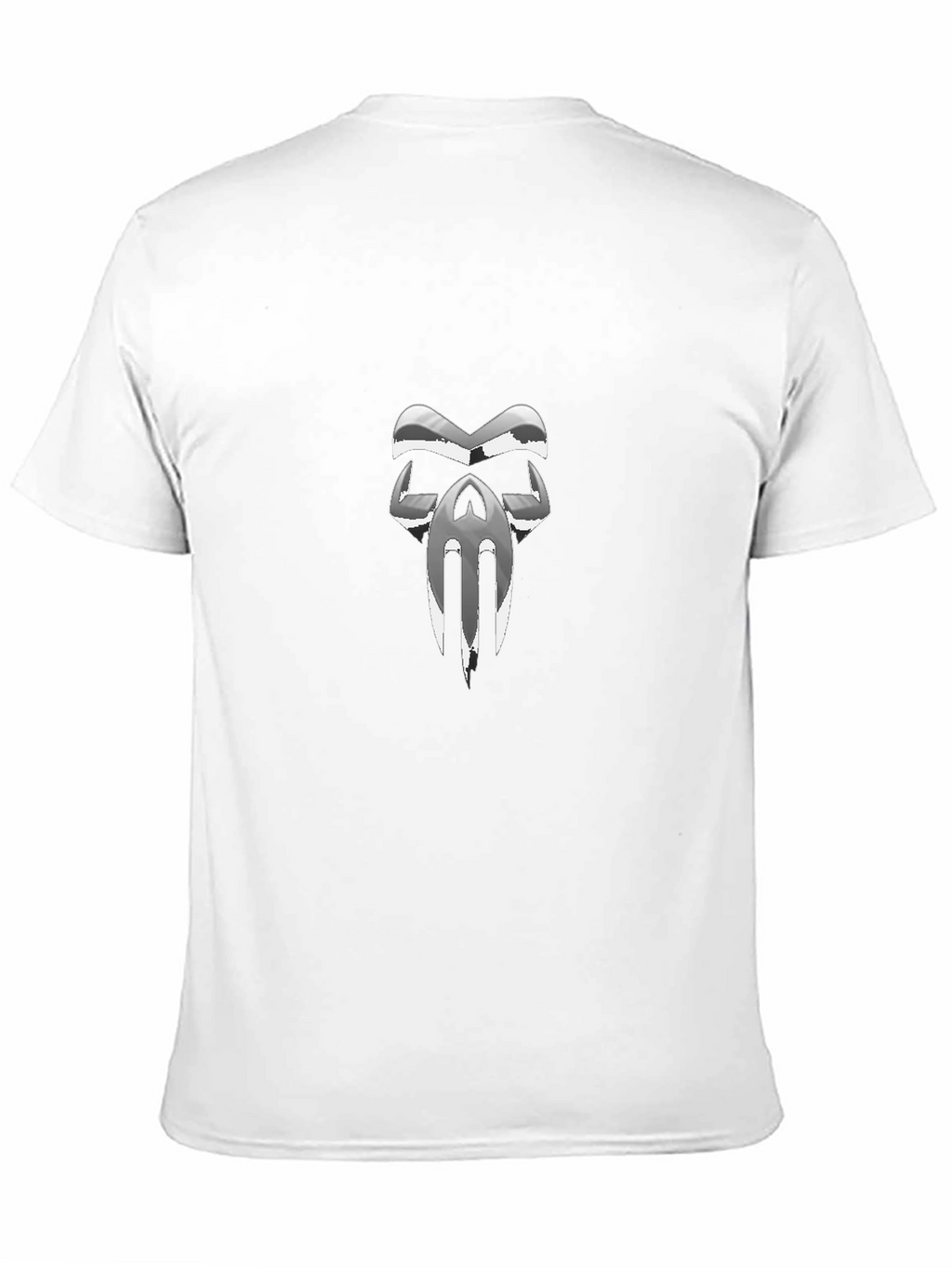 Chrome Skull Graphic Black T-Shirt