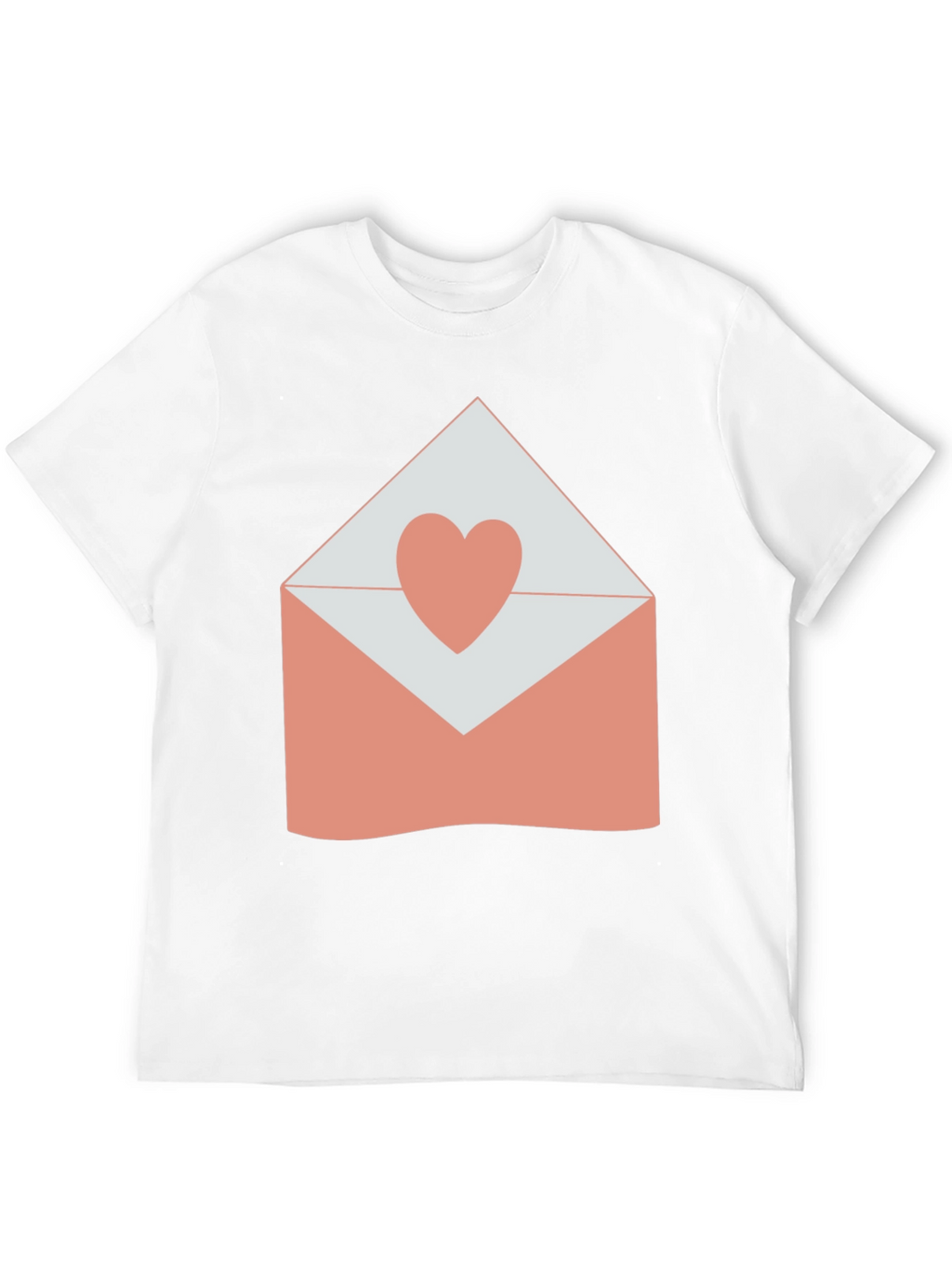 Heart Envelope Graphic T-Shirt - Love Letter Tee