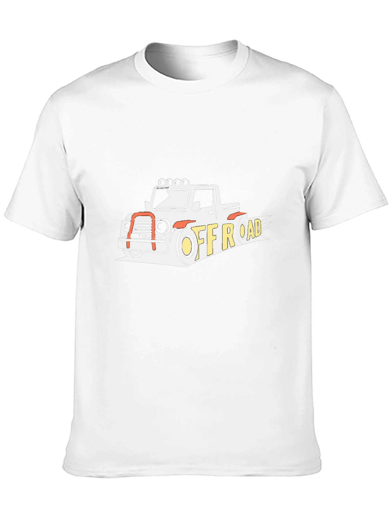 Off-Road Truck Graphic Tee - Black Casual Shirt