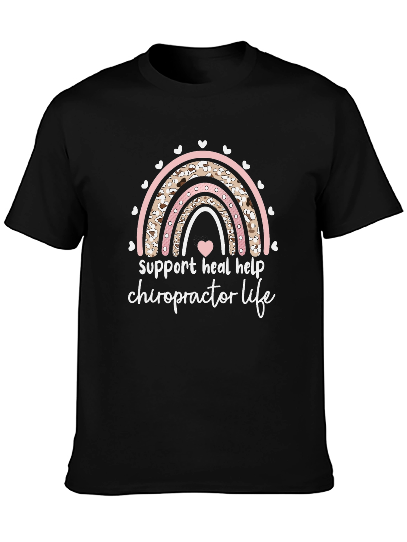 Chiropractor Life Rainbow T-Shirt