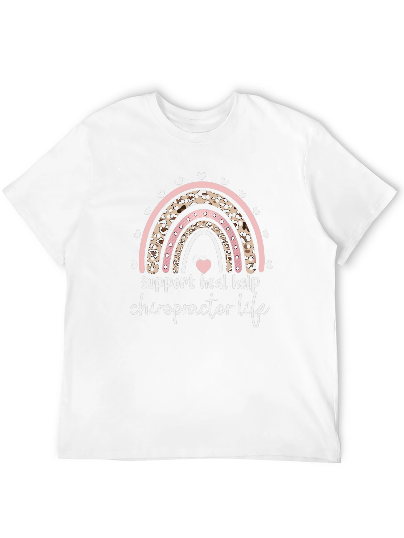 Chiropractor Life Rainbow T-Shirt