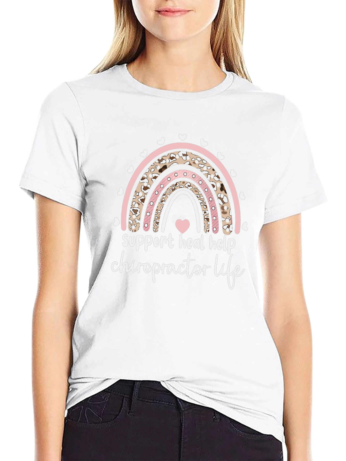 Chiropractor Life Rainbow T-Shirt