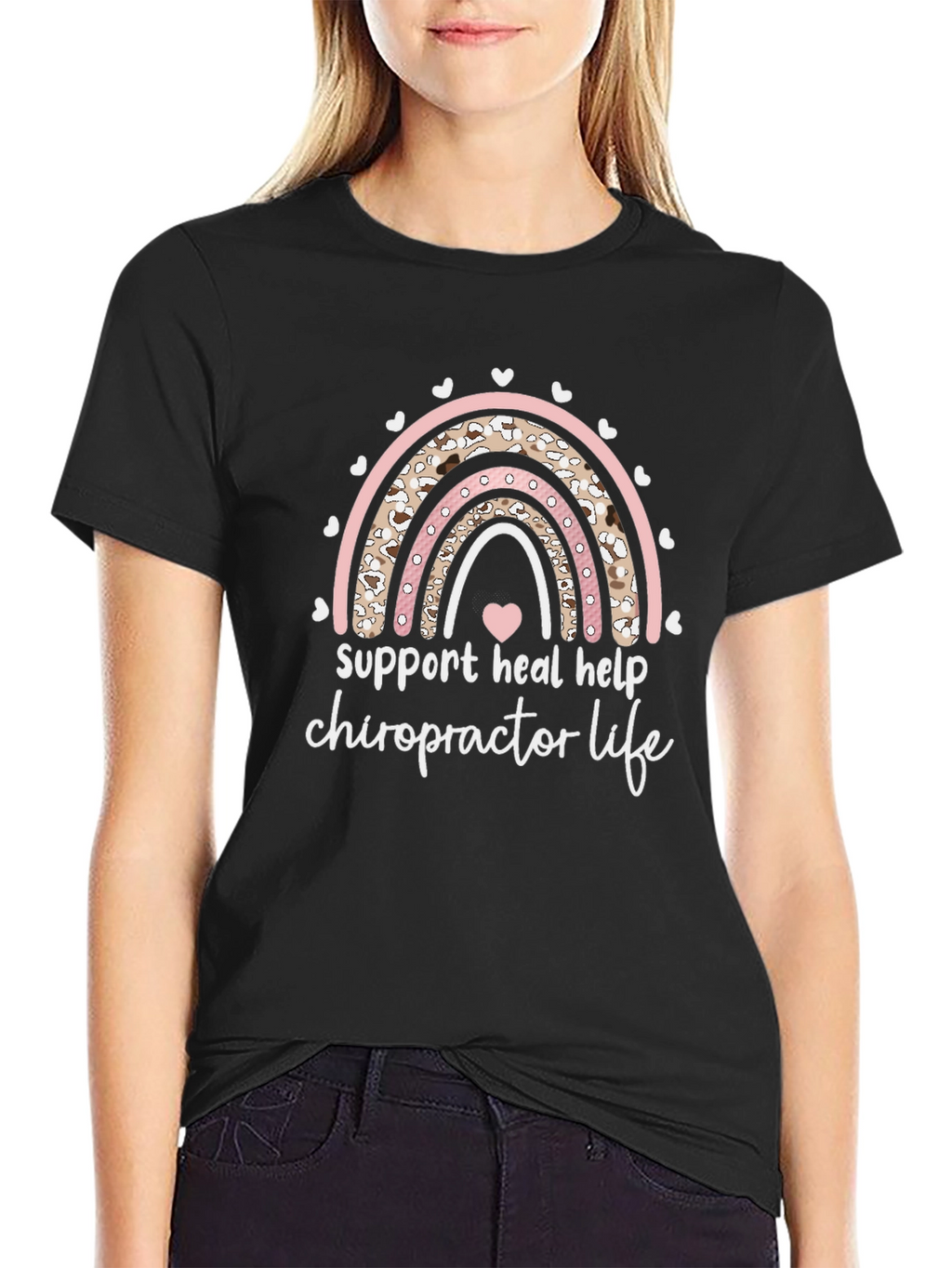Chiropractor Life Rainbow T-Shirt