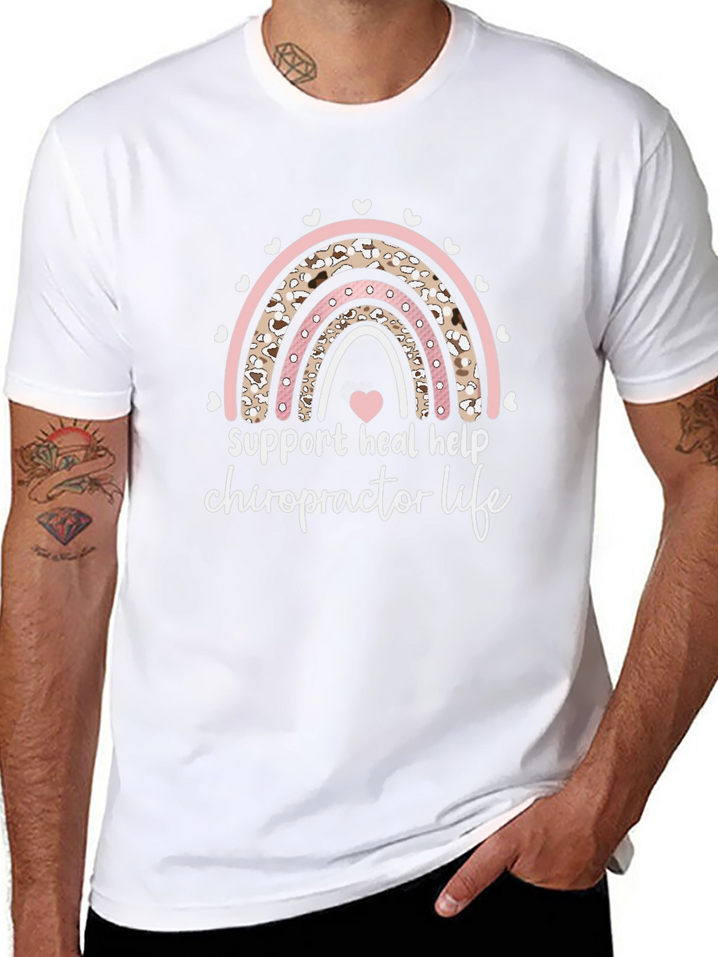 Chiropractor Life Rainbow T-Shirt