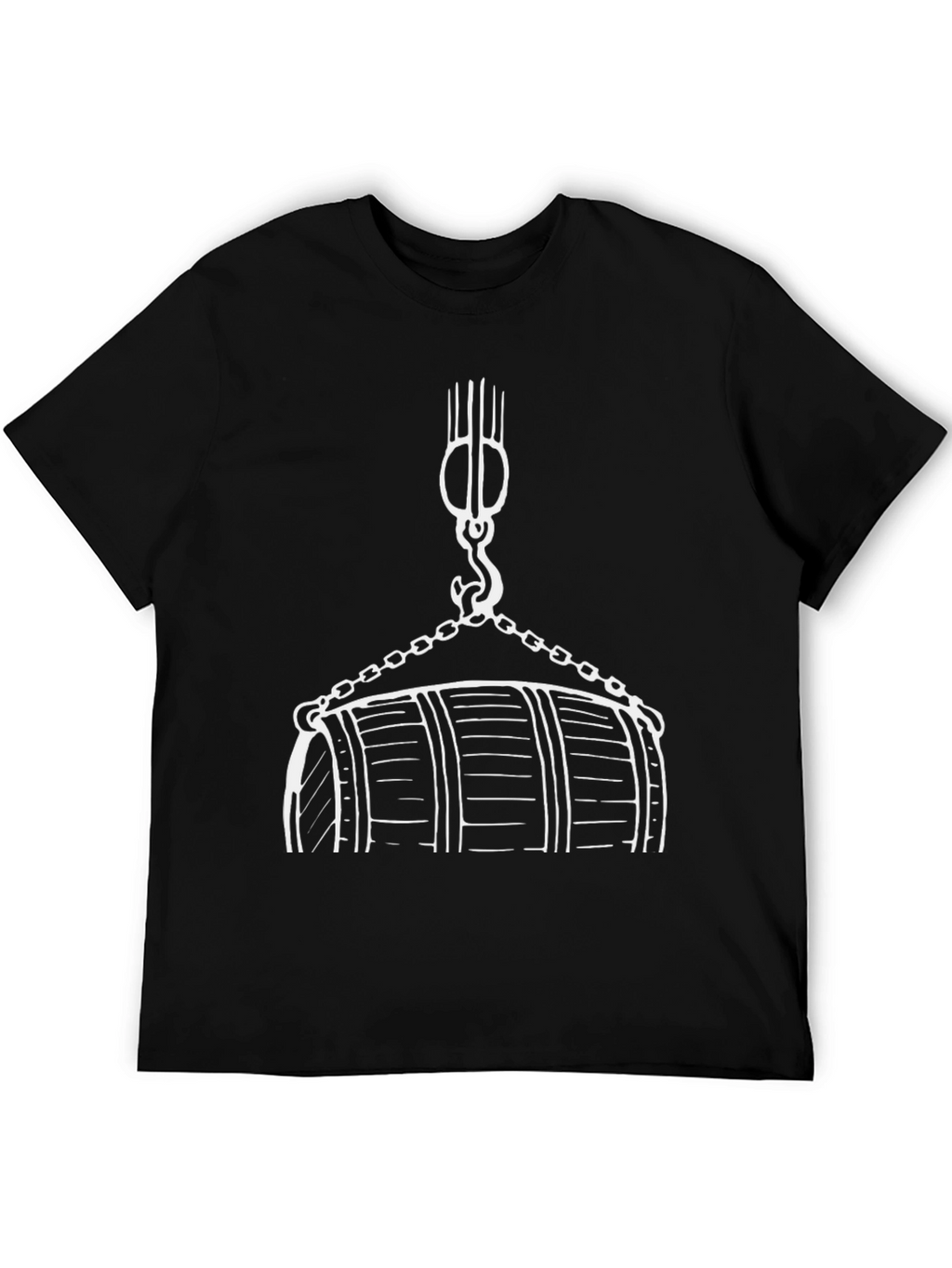 Pulley & Barrel Graphic Tee - Black