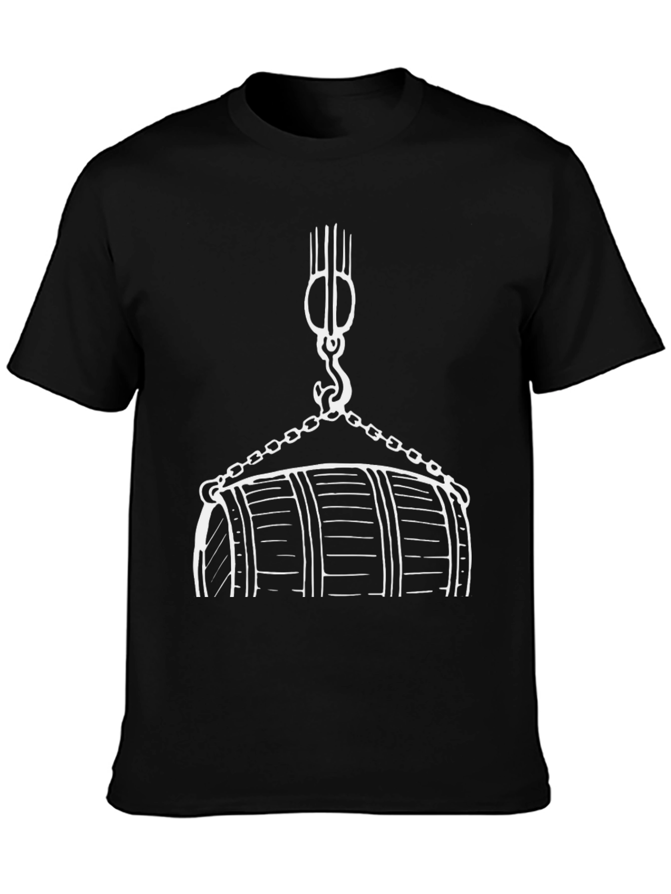 Pulley & Barrel Graphic Tee - Black