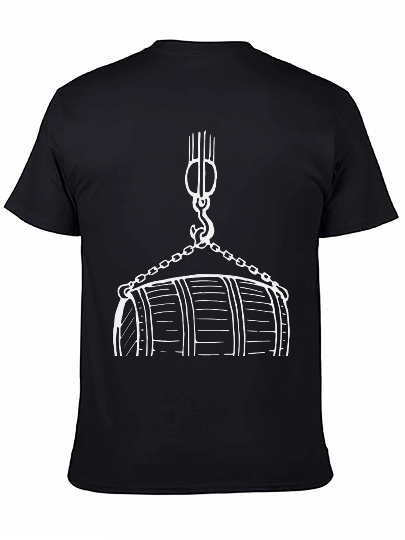 Pulley & Barrel Graphic Tee - Black