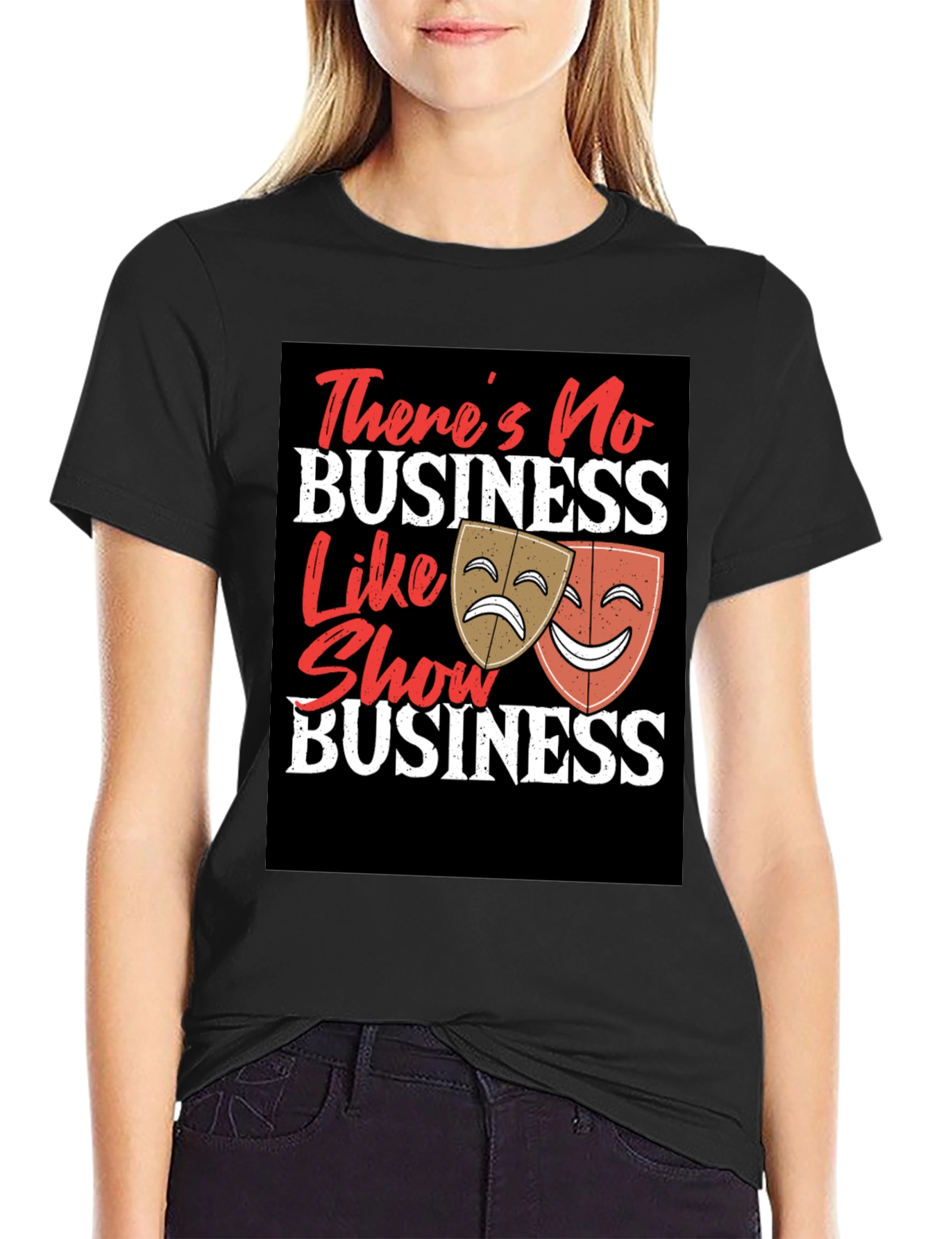 Show Business T-Shirt - Drama Masks