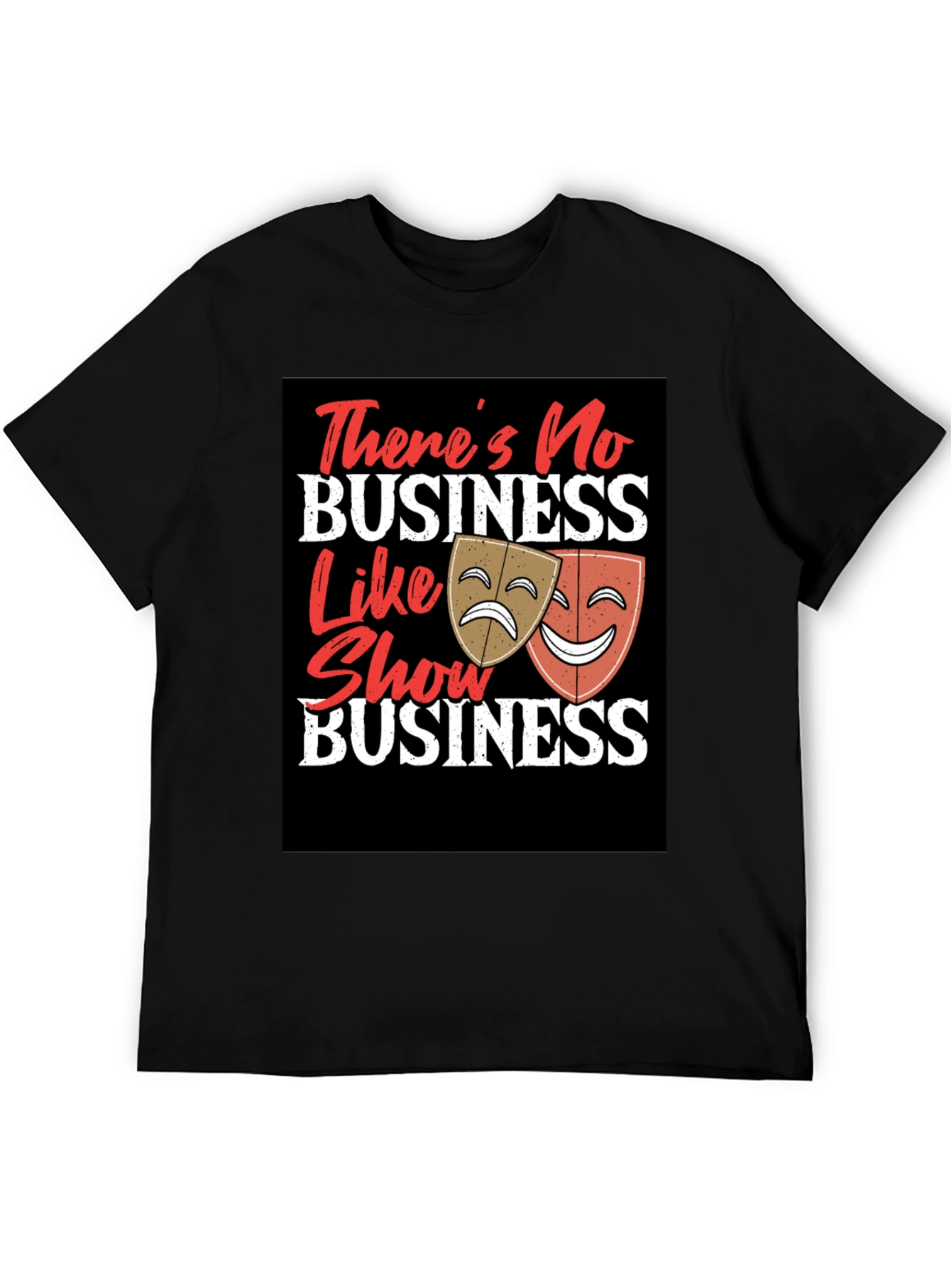 Show Business T-Shirt - Drama Masks
