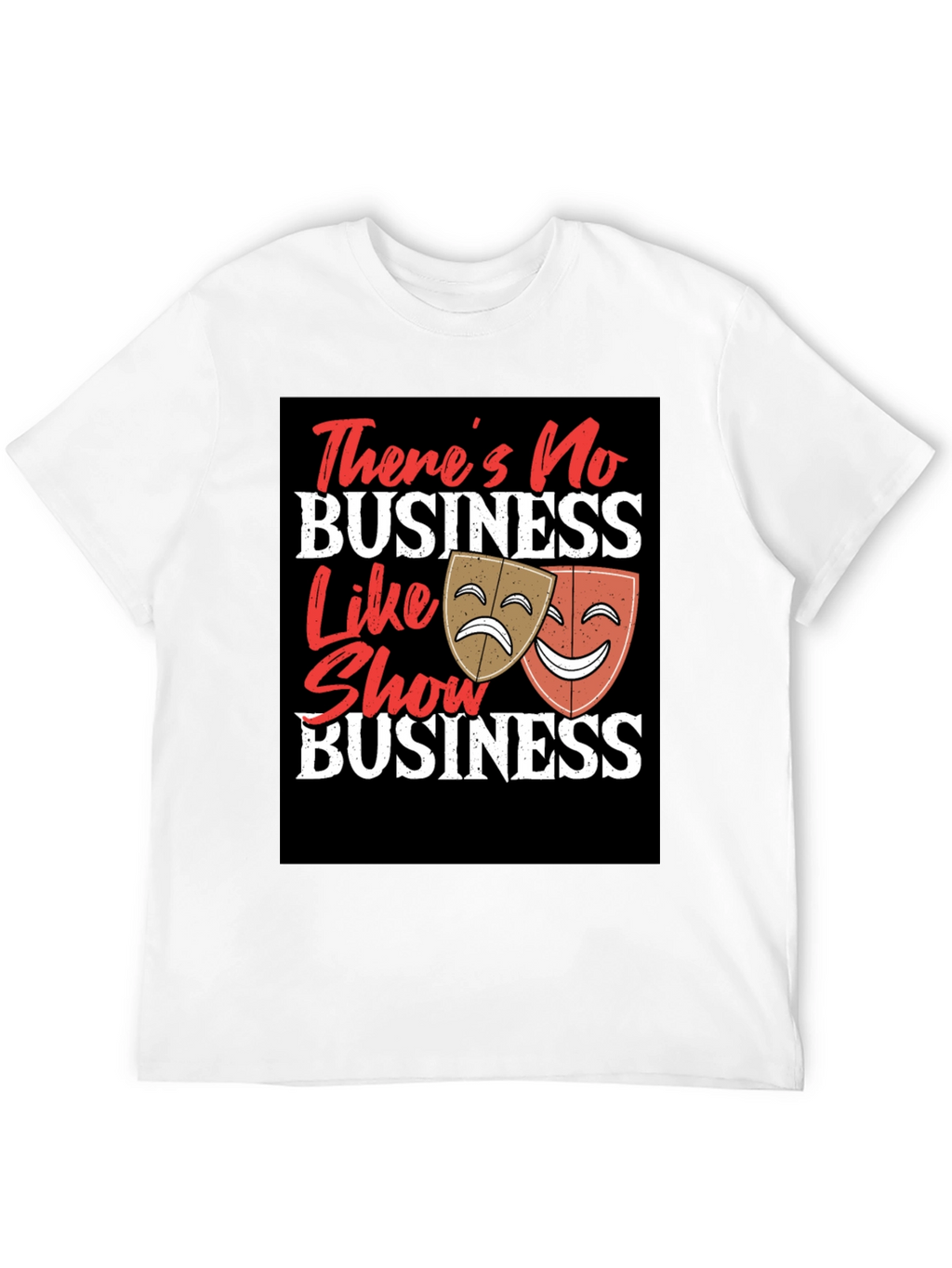 Show Business T-Shirt - Drama Masks