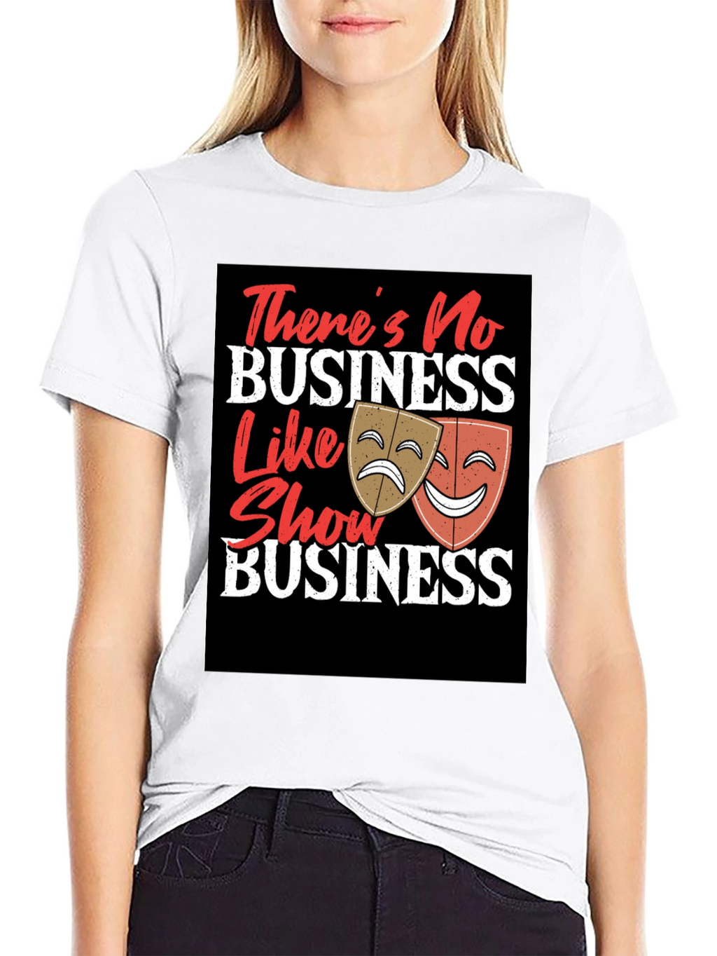Show Business T-Shirt - Drama Masks