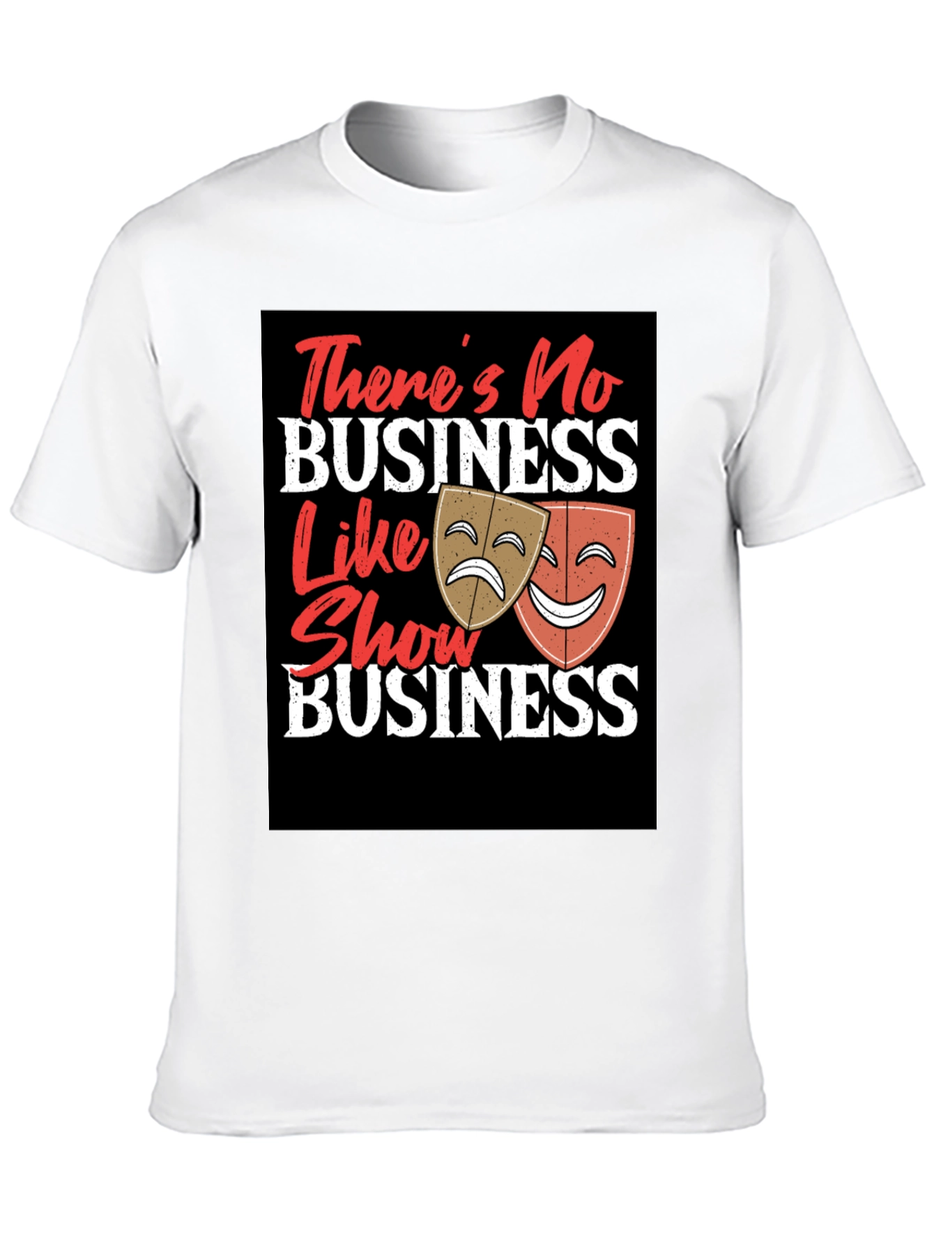 Show Business T-Shirt - Drama Masks