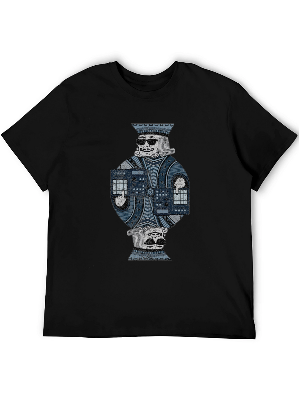 King of Beats T-Shirt - DJ Card Design