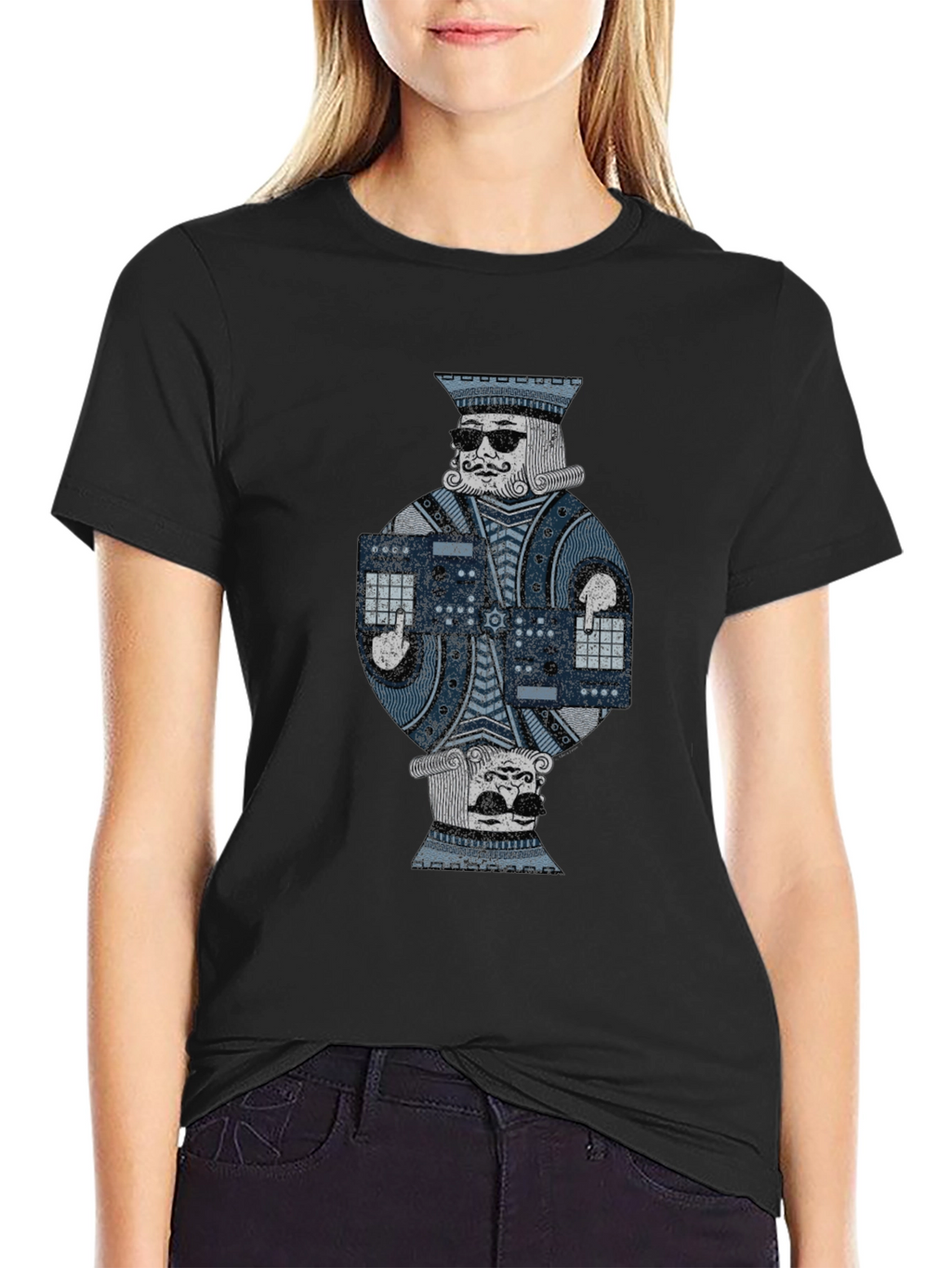 King of Beats T-Shirt - DJ Card Design