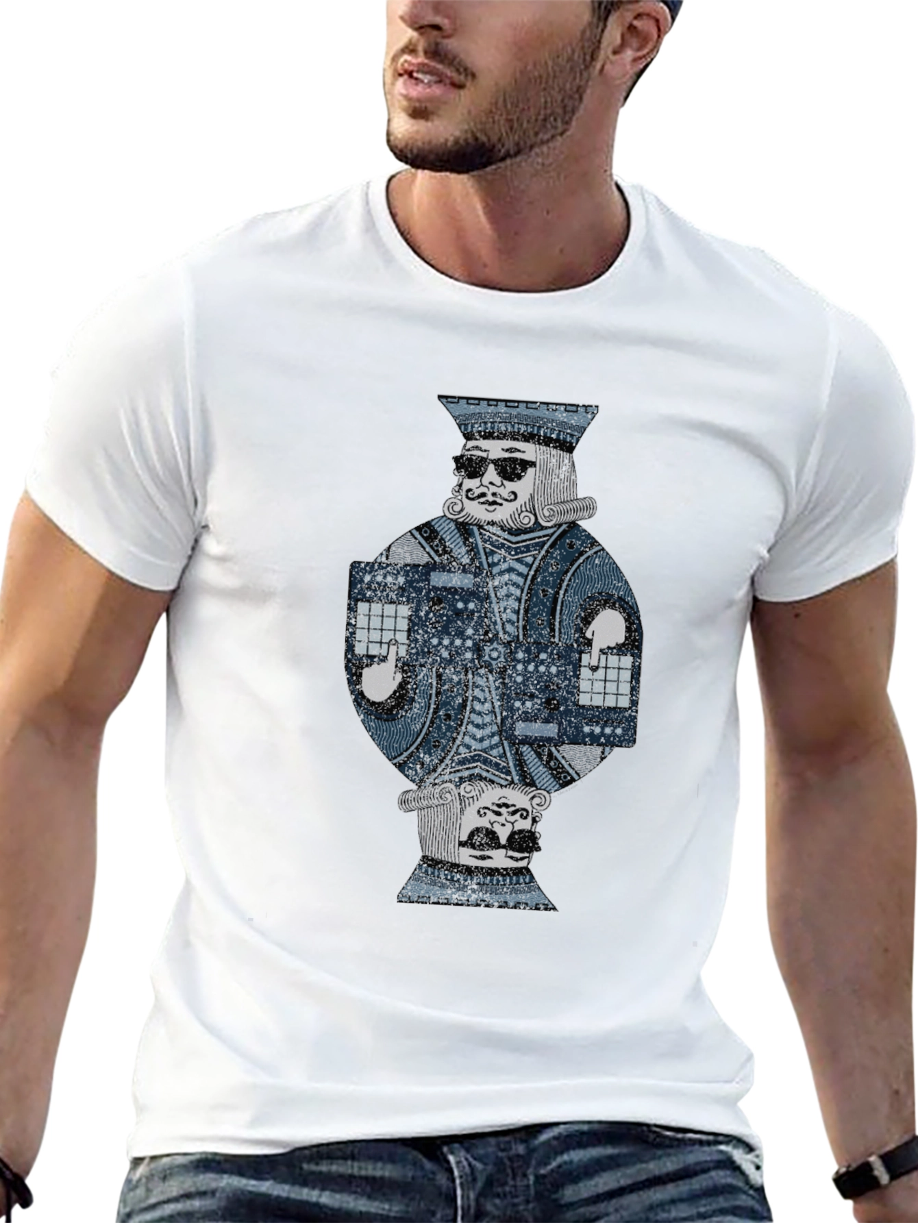 King of Beats T-Shirt - DJ Card Design