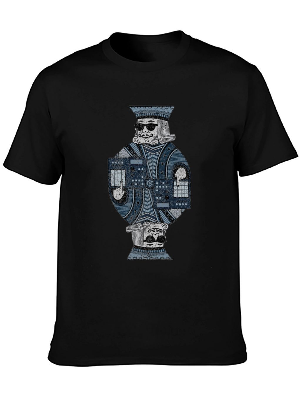 King of Beats T-Shirt - DJ Card Design