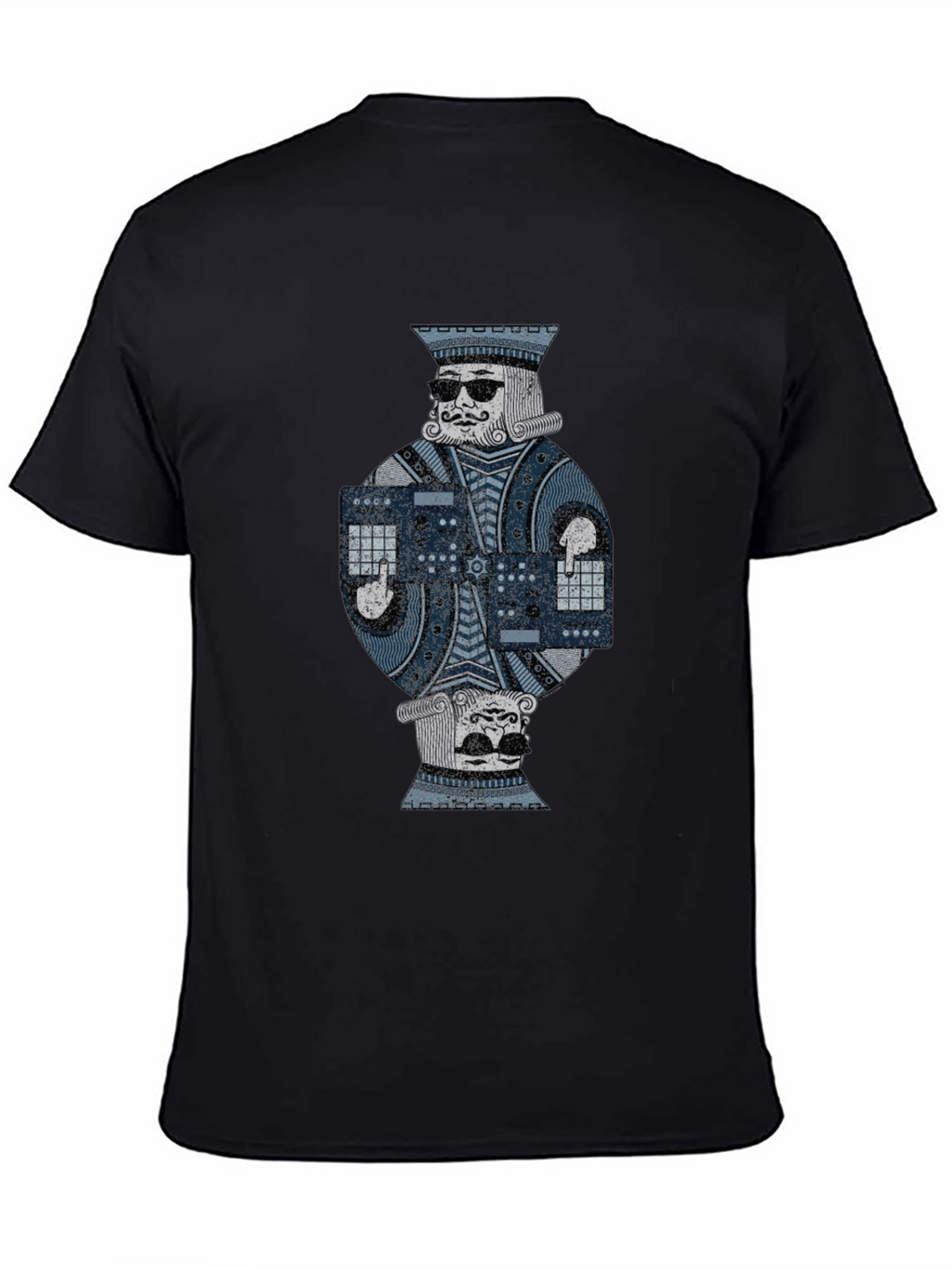 King of Beats T-Shirt - DJ Card Design